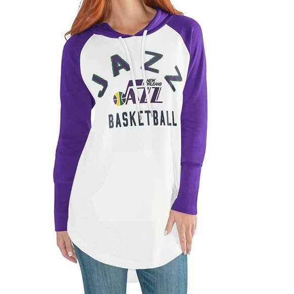 GIII For Her New Orleans Jazz All Division Hoody - Picture 1 of 4